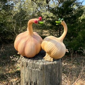 Home Grown Garlic Geese Figurine by Enesco